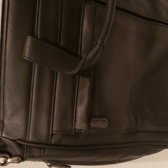 El Portal Black Leather briefcase - Picture 3 of 16